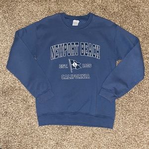 Newport Beach Blue Sweatshirt